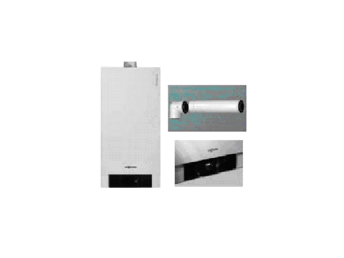 VIESSMANN VITODENS 100-W PACHET STANDARD WB1B313 - 35 KW, COMBI INCALZIRE SI PREPARARE APA CALDA MEN